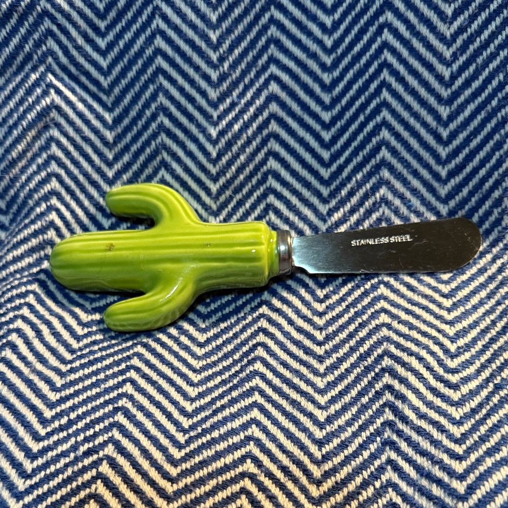 Cactus Shaped Cheese Spreader